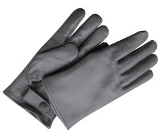 BW Leder Handschuhe - grau