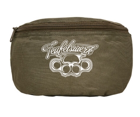 Teufelswerk - Schlagring Bauchtasche - S Bag - weiß