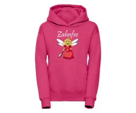 Zahnfee - Logo Zahnbürste - Kinder Kapuzenpullover - pink