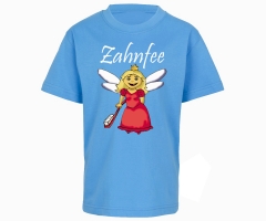 Zahnfee - Logo Zahnbürste - Kinder T-Shirt - hellblau