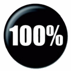 100% - Button