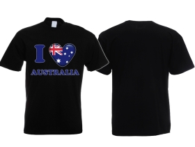 I love Australia - schwarz